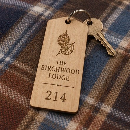 Wholesale custom motel keychains